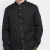 Mao Collar Linen Shirt - FUNKY BUDDHA (Black)