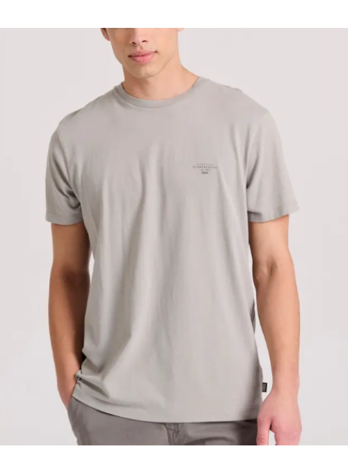 Funky Buddha - Ανδρικό T-shirt με Λαιμόκοψη (Grey) ΑΝΔΡΙΚΑ